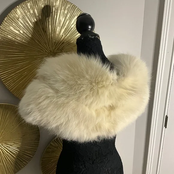 Vintage Real Artic Fox Fur Wrap - Picture 3 of 5